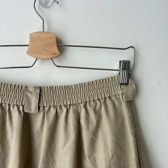 Tilley endurables utility high waisted front buttons skirt vintage tan color - Picture 10 of 13